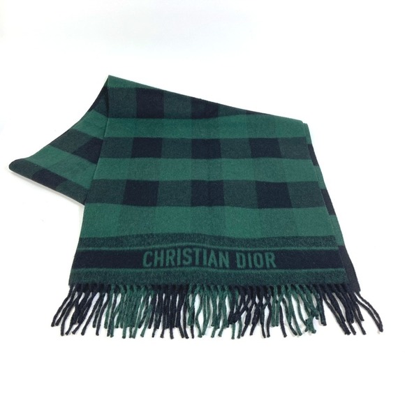DIOR Green Scarf - Picture 1 of 10